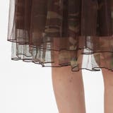 カモフラ迷彩チュールスカート | s.i.p | 詳細画像3