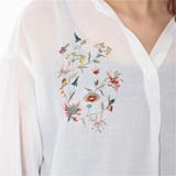 エステルビエラ胸刺繍スキッパーシャツ | s.i.p | 詳細画像5