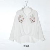 エステルビエラ胸刺繍スキッパーシャツ | s.i.p | 詳細画像8
