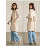 ウエストフリル パールボタン ダンボールニット | SJ ONLINE STORE | 詳細画像7 