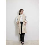 ウエストフリル パールボタン ダンボールニット | SJ ONLINE STORE | 詳細画像5 