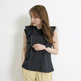 フリル ブラウス ノースリーブ | SJ ONLINE STORE | 詳細画像11 