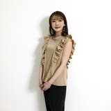 フリル ブラウス ノースリーブ | SJ ONLINE STORE | 詳細画像5 
