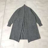 グレー | ロイヤルベビーアルパカ100% ロングカーディガン 秋冬 | SJ ONLINE STORE