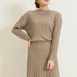 杢ベージュ | ニット レディース コンパクト | SJ ONLINE STORE