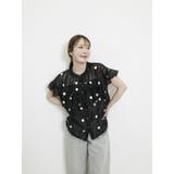 ブラック | ブラウス レディース 半袖 | SJ ONLINE STORE