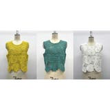 【26SS】かぎ編み ニット ノースリーブ | SJ ONLINE STORE | 詳細画像2 