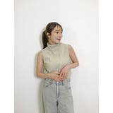 グレージュ | ノースリーブ レディース ハイネック | SJ ONLINE STORE