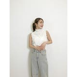 ホワイト（日本製） | ノースリーブ レディース ハイネック | SJ ONLINE STORE