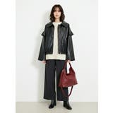 ブラック | フェイクレザージャケット レディース PUレザー | SJ ONLINE STORE