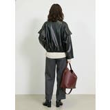 フェイクレザージャケット レディース PUレザー | SJ ONLINE STORE | 詳細画像4 