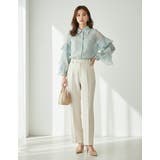 ミント | シャツ 長袖 フリル | SJ ONLINE STORE
