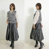 ブラック | リボン付き ツイード ジレ | SJ ONLINE STORE