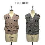 リボン付き ツイード ジレ | SJ ONLINE STORE | 詳細画像2 