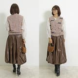 ピンク | リボン付き ツイード ジレ | SJ ONLINE STORE