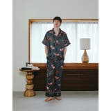 メンズフローラフラワーパジャマ 半袖ロングパンツ【メンズ】[ARCHIVE] | SLEEPY SLEEPY | 詳細画像2 