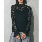 フリル袖レースブラウス | SMILE ORCHID | 詳細画像1 