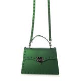 ファッショナブルなワンカラーのスタッズ付きバッグ ショルダーバッグ ハンドバッグ | 腕時計アパレル雑貨小物のＳＰ  | 詳細画像5 