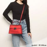 ファッショナブルなワンカラーのスタッズ付きバッグ ショルダーバッグ ハンドバッグ | 腕時計アパレル雑貨小物のＳＰ  | 詳細画像6 