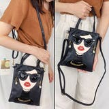 大人気サングラスガールの縦長ショルダーバッグ 2WAYバッグ ハンドバッグ | 腕時計アパレル雑貨小物のSP | 詳細画像6