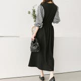 【16799】チェックスリーブロングワンピース | SneepDip | 詳細画像3 