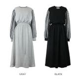 【16799】チェックスリーブロングワンピース | SneepDip | 詳細画像10 