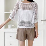 【16944】透かし編みメッシュニット	 | SneepDip | 詳細画像3 