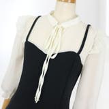 【17107】シフォンコンビワンピース	 | SneepDip | 詳細画像6 