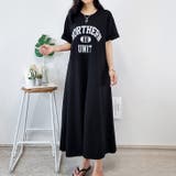 【17123】ロゴロングTシャツワンピース	 | SneepDip | 詳細画像4 