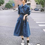 【17280】デニムシャツロングワンピース	 | SneepDip | 詳細画像3 