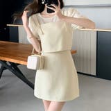 ライトイエロー | 【17309】ベスト＆ブラウスコーデ3点セット	 | SneepDip