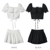 【17316】レースアップトップス＆ティアードスカート	 | SneepDip | 詳細画像10 