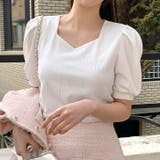 【17321】ハートネックパフスリーブT	 | SneepDip | 詳細画像2 