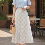 【17337】チェックロングスカート	 | SneepDip | 詳細画像3 