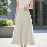 イエロー | 【17337】チェックロングスカート	 | SneepDip