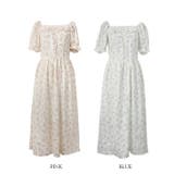 【17366】レースアップフラワーロングワンピース	 | SneepDip | 詳細画像9 