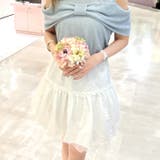 ホワイト | 【17368】チュールヘムフレアスカート | SneepDip