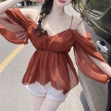 ブラウン | 【17375】ハンギングスリーブキャミ	 | SneepDip