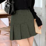 【17389】フラワープリーツミニスカート	 | SneepDip | 詳細画像3 