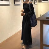 ブラック | 【17400】オフショルベルトワンピース | SneepDip