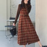 【17433】トップス&チェックロングワンピースSET | SneepDip | 詳細画像2