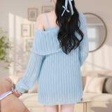 【17438】ゆるふわオフタートルニットワンピース	 | SneepDip | 詳細画像4 