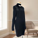 【17457】シアー切り替えニットワンピース	 | SneepDip | 詳細画像3 