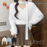 【17463】ストールシャギーVニット	 | SneepDip | 詳細画像1 