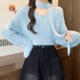 【17463】ストールシャギーVニット	 | SneepDip | 詳細画像3 