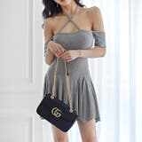 【17471】ホルターネックフレアワンピース	 | SneepDip | 詳細画像4 