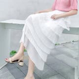 【17472】ティアードロングスカート	 | SneepDip | 詳細画像3 