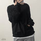 ブラック | 【17479】BIGワイドスウェット | SneepDip