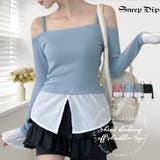 【17491】ドッキングシャツデザイントップス | SneepDip | 詳細画像1