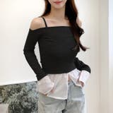 【17491】ドッキングシャツデザイントップス | SneepDip | 詳細画像10